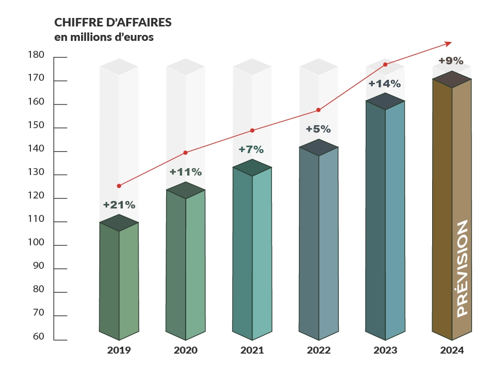 PIEX GROUP - Chiffre d'Affaires